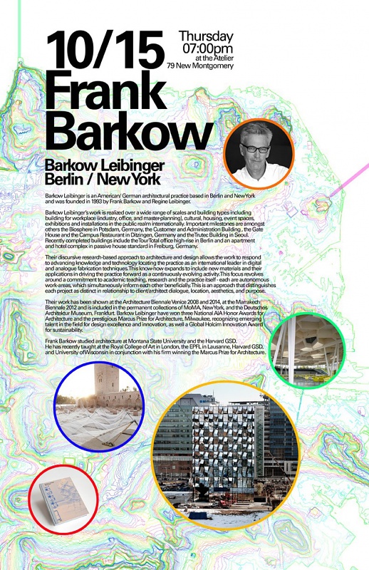 Frank Barkow at the Academy of Art University - School of Architecture, San Francisco